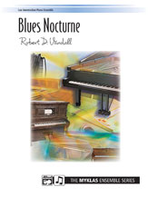 Blues Nocturne-2 Piano 4 Hands piano sheet music cover